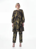 Tropical Flow Co-ord Set - Ivory Leaf