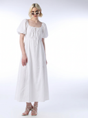 Tie Front Dress - White