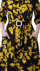 Aureline Belted Shirt Dress