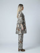 Tropical Flow Co-ord Set - Ivory Leaf