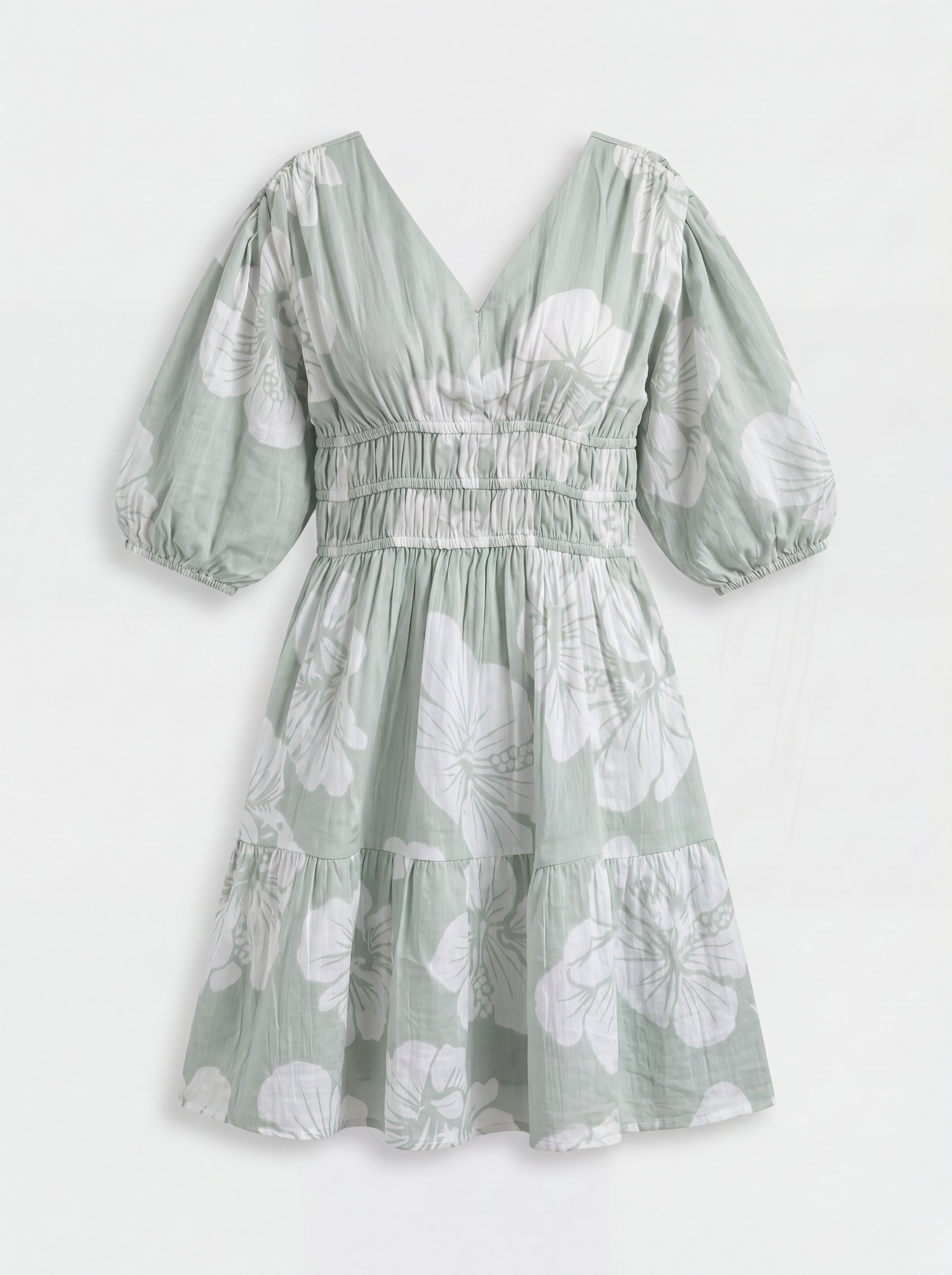 Breeze Cotton Dress - Coral Peach
