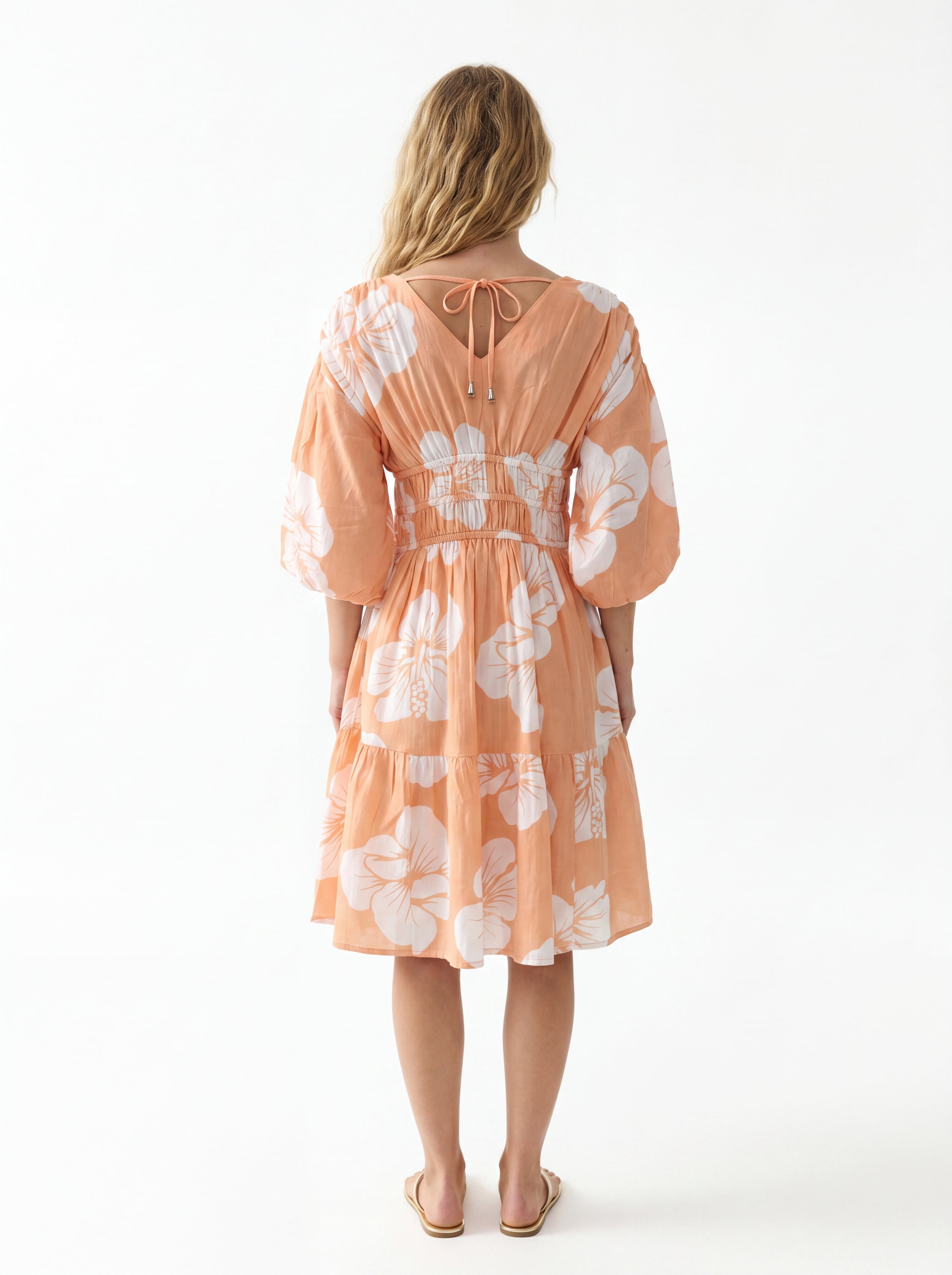 Breeze Cotton Dress - Dusty Green