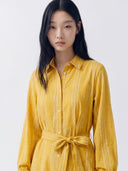 Sunbeam Stripe Co-ord Set – Mustard Green