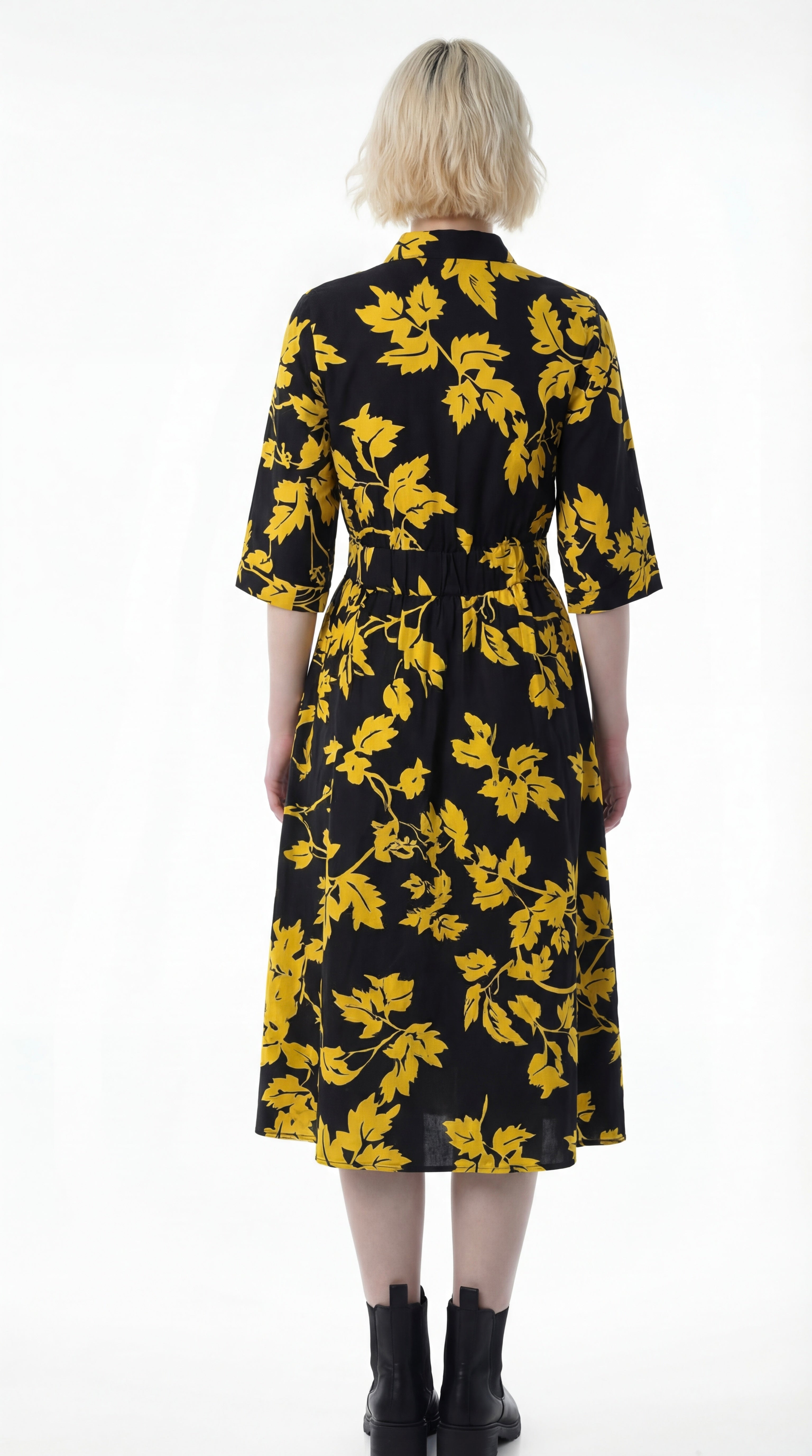 Aureline Belted Shirt Dress