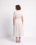 broidered Belted Dress