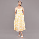 Sunlit Bloom Cotton Dress
