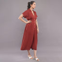 Heavy Linen Shirt Dress - Improved