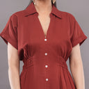 Heavy Linen Shirt Dress - Improved