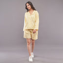 Stripe Lounge Co-ord Set Yellow
