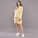 Stripe Lounge Co-ord Set Yellow