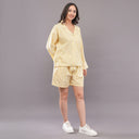 Stripe Lounge Co-ord Set Yellow