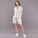 Stripe Lounge Co-ord Set White