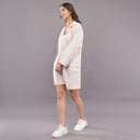 Stripe Lounge Co-ord Set White