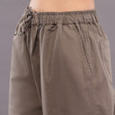 Linen Straight Pants – Brown