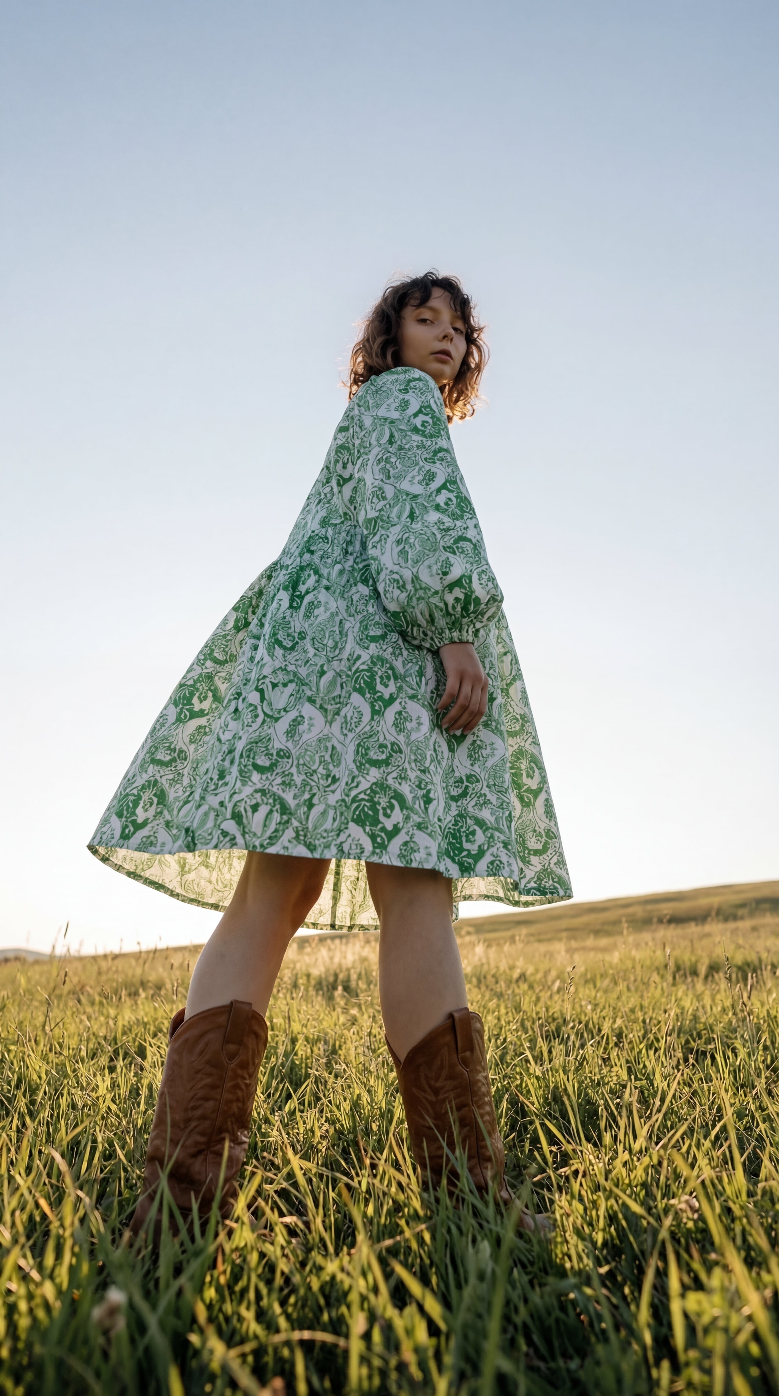 Green Meadow Summer Dress