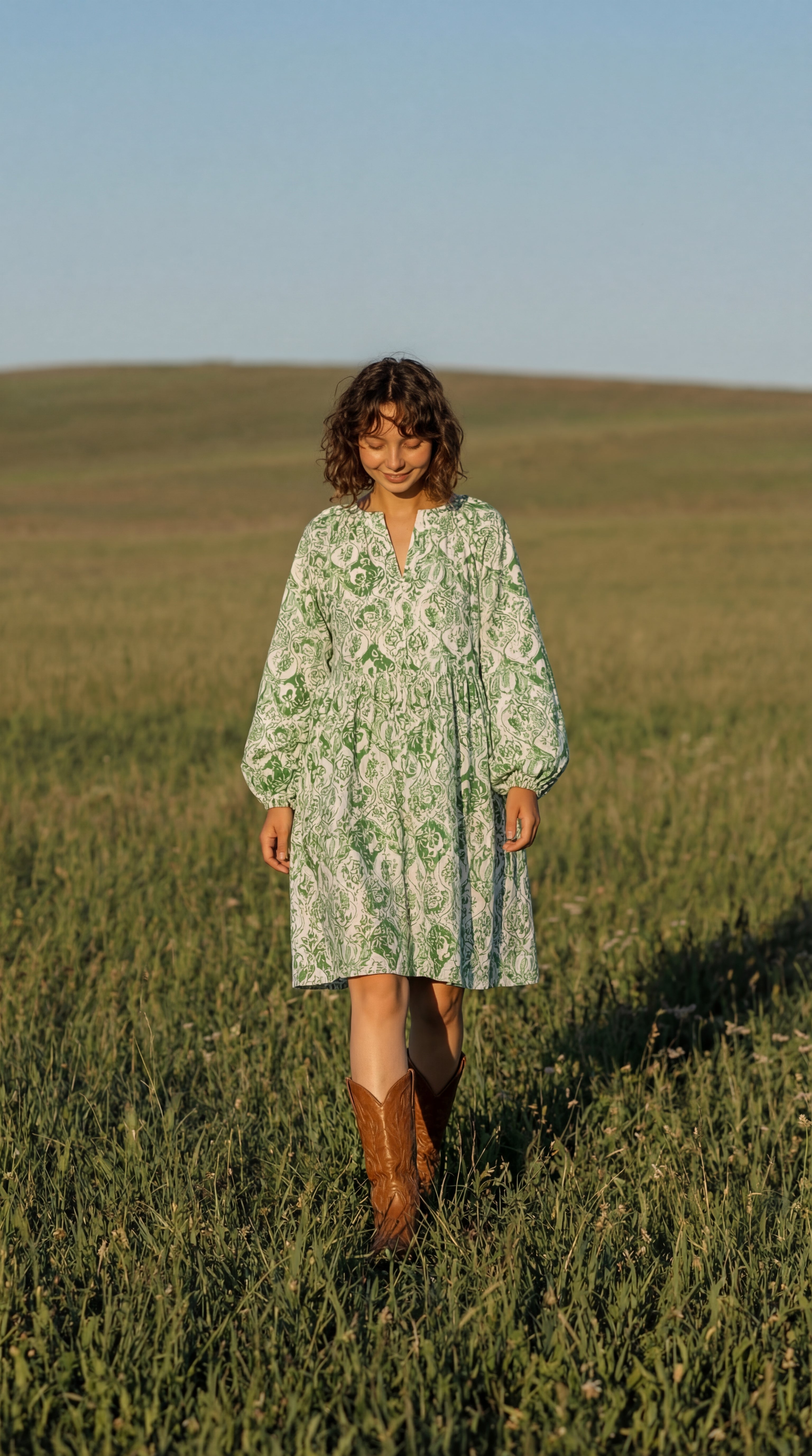 Green Meadow Summer Dress