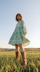 Green Meadow Summer Dress