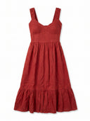 Cotton Linen Midi Dress