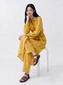 Sunbeam Stripe Co-ord Set – Mustard Yellow