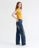 Vintage Indigo Wide-Leg Jeans