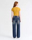 Vintage Indigo Wide-Leg Jeans