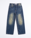 Vintage Indigo Wide-Leg Jeans
