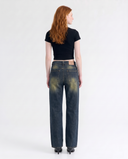 No Name Vintage Wash Straight Jeans
