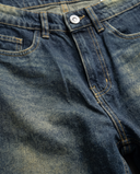 No Name Vintage Wash Straight Jeans
