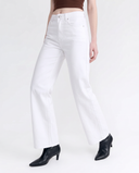 Pure White Straight Jeans
