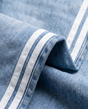 Double Stripe Wide-Leg Jeans