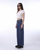 Deep Indigo Wide-Leg Jeans