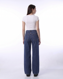 Deep Indigo Wide-Leg Jeans