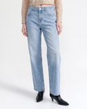 Light Wash Wide-Leg Jeans