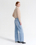 Light Wash Wide-Leg Jeans