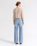Light Wash Wide-Leg Jeans
