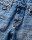 Rhinestone Embellished Wide-Leg Jeans