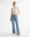 Light Blue Wide-Leg Jeans