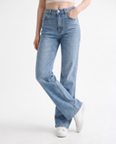 Light Blue Wide-Leg Jeans