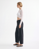 Washed Black Wide-Leg Jeans