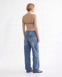 Mid Blue Wide-Leg Jeans