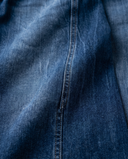 Dark Blue Wide-Leg Jeans