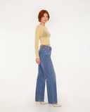 Medium Blue Wide-Leg Jeans