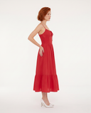 Smocked Midi Dress