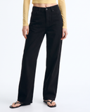 Black Wide-Leg Jeans