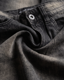 Charcoal Wide-Leg Jeans