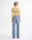Light Blue Wide-Leg Jeans