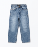 Classic Light Blue Wide-Leg Jeans