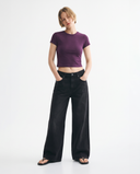 Obsidian Wide-Leg Jeans