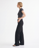 Midnight Shadow Wide-Leg Jeans