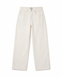 Ivory Drift Wide-Leg Jeans